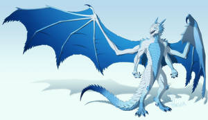 Zaivren the Frost Dragon - Commission