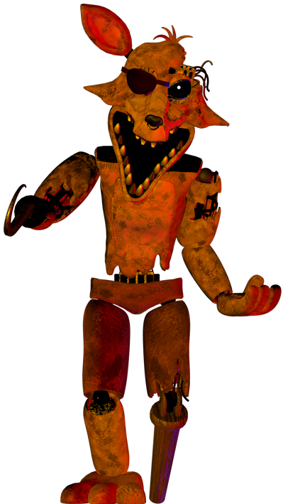 Withered Foxy FNAF by goldenfoxythekid on DeviantArt