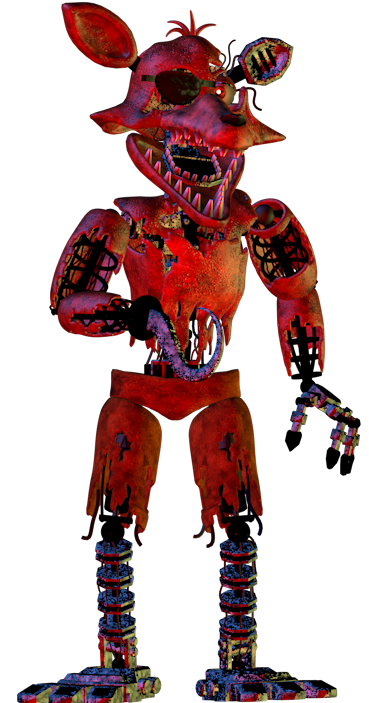 Withered Foxy Poster (FNAF-C4D) by TheRayan2802 on DeviantArt