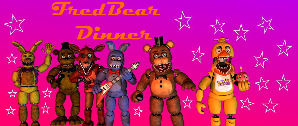 Welcome to Fredbear's Family Diner, our Stars Fredbear and Bunley welcome  you tonight! : r/fivenightsatfreddys