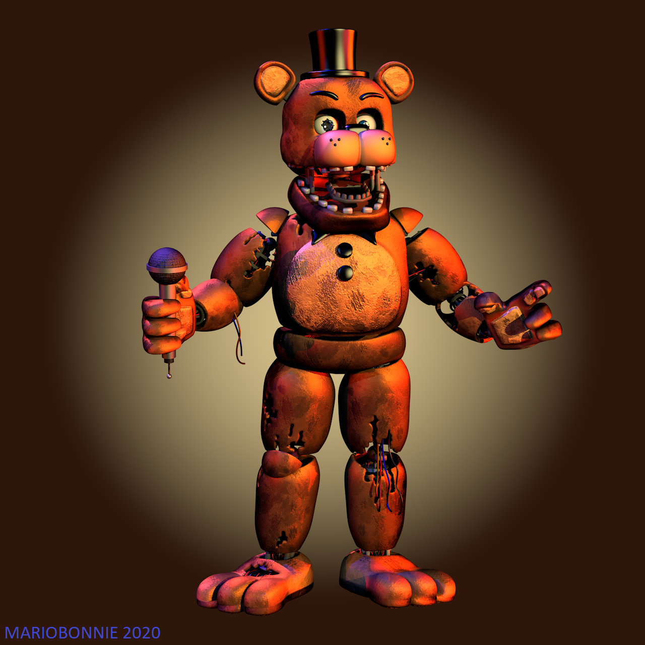 Withered Rockstar Freddy (fnaf2) by 133alexander on DeviantArt