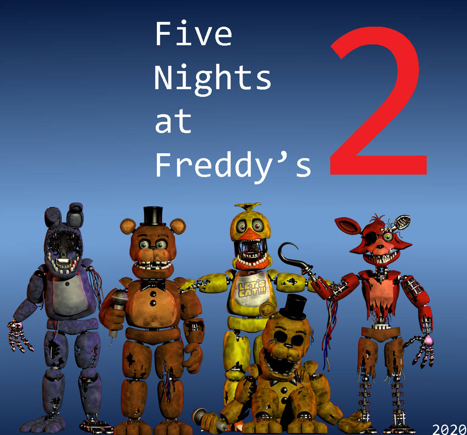 C4D  FNAF 2 W. Freddy Poster by FreeSteve007 on DeviantArt