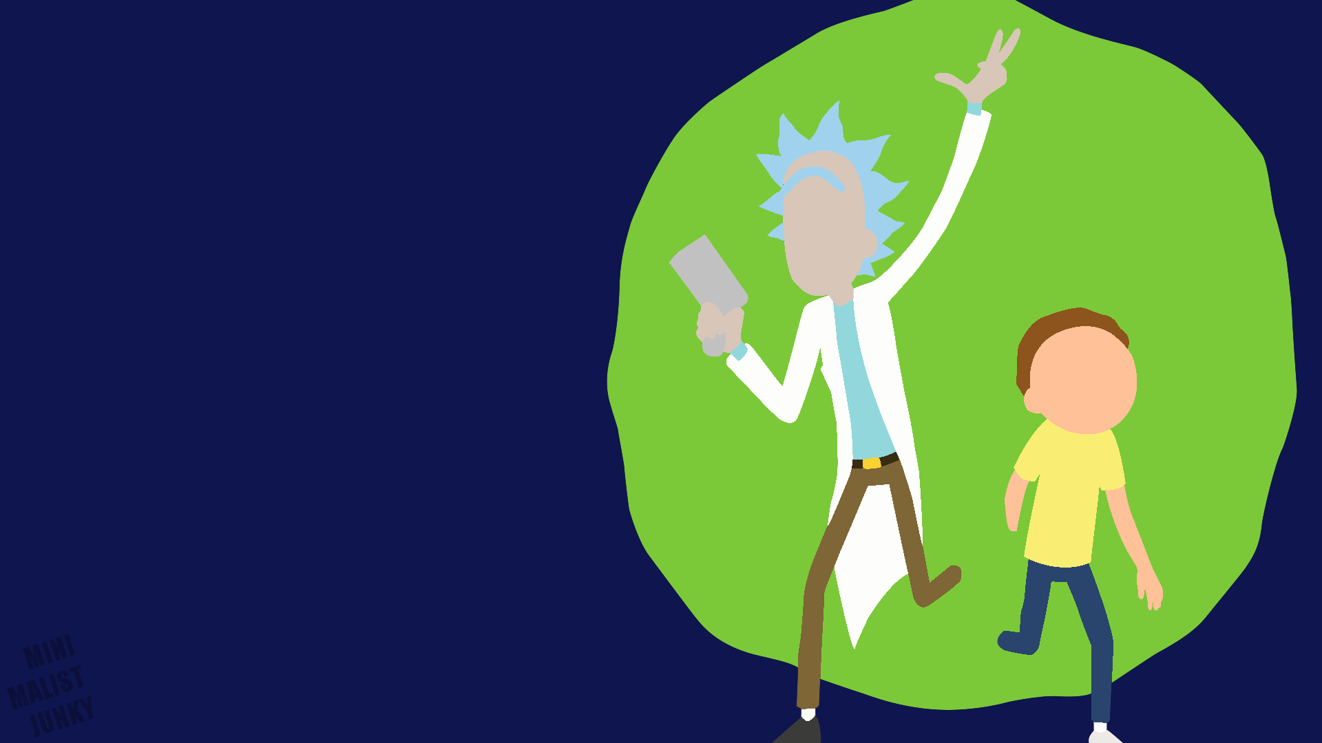 Rick and Mortly Minimalist Wallpaper by MinimalistJunky on DeviantArt Rick and Mortly Minimalist Wallpaper by MinimalistJunky on DeviantArt