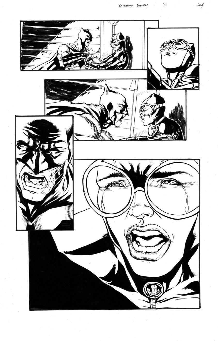 Catwoman Sample Page 3