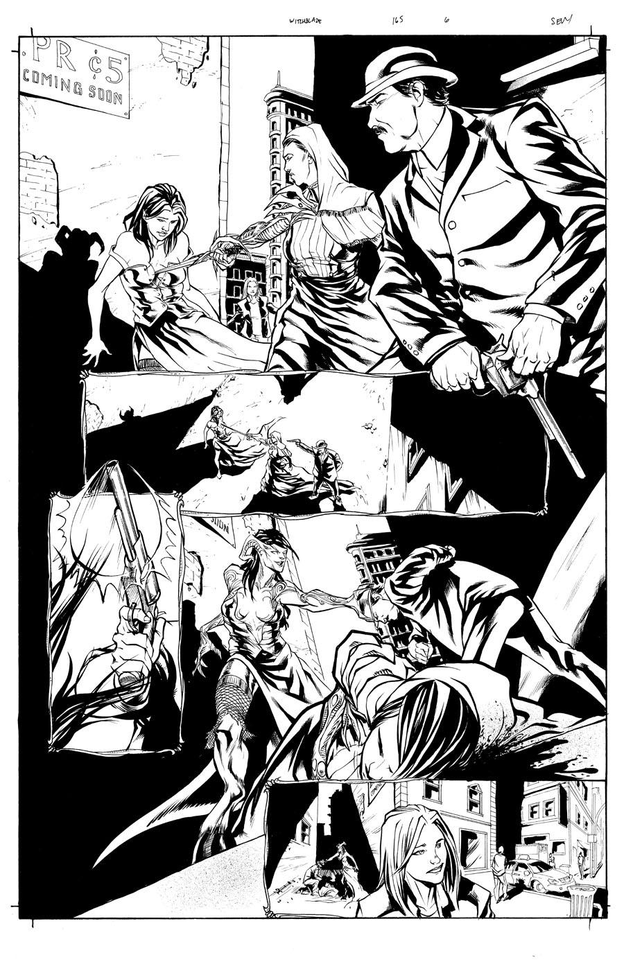 Witchblade 165 Page 6 Phillip Sevy