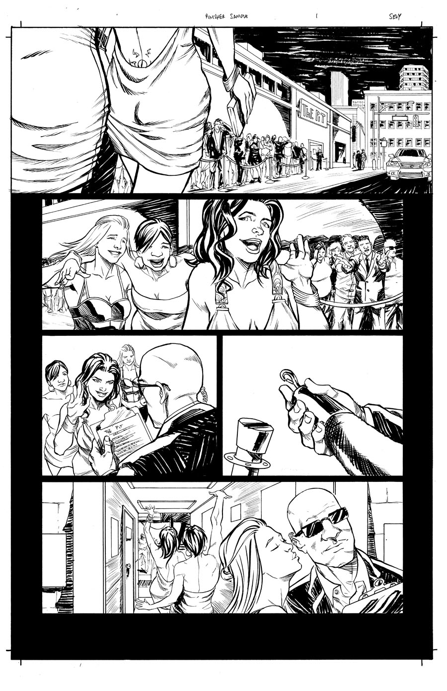 Punisher SDCC Sample Page 1