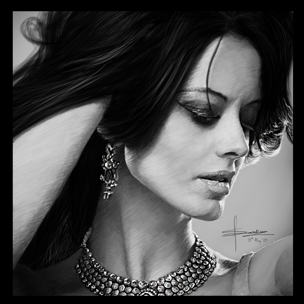 Portrait of Dijana Dejanovic by S-A--K-I