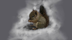 Cute Squirrel Sketch