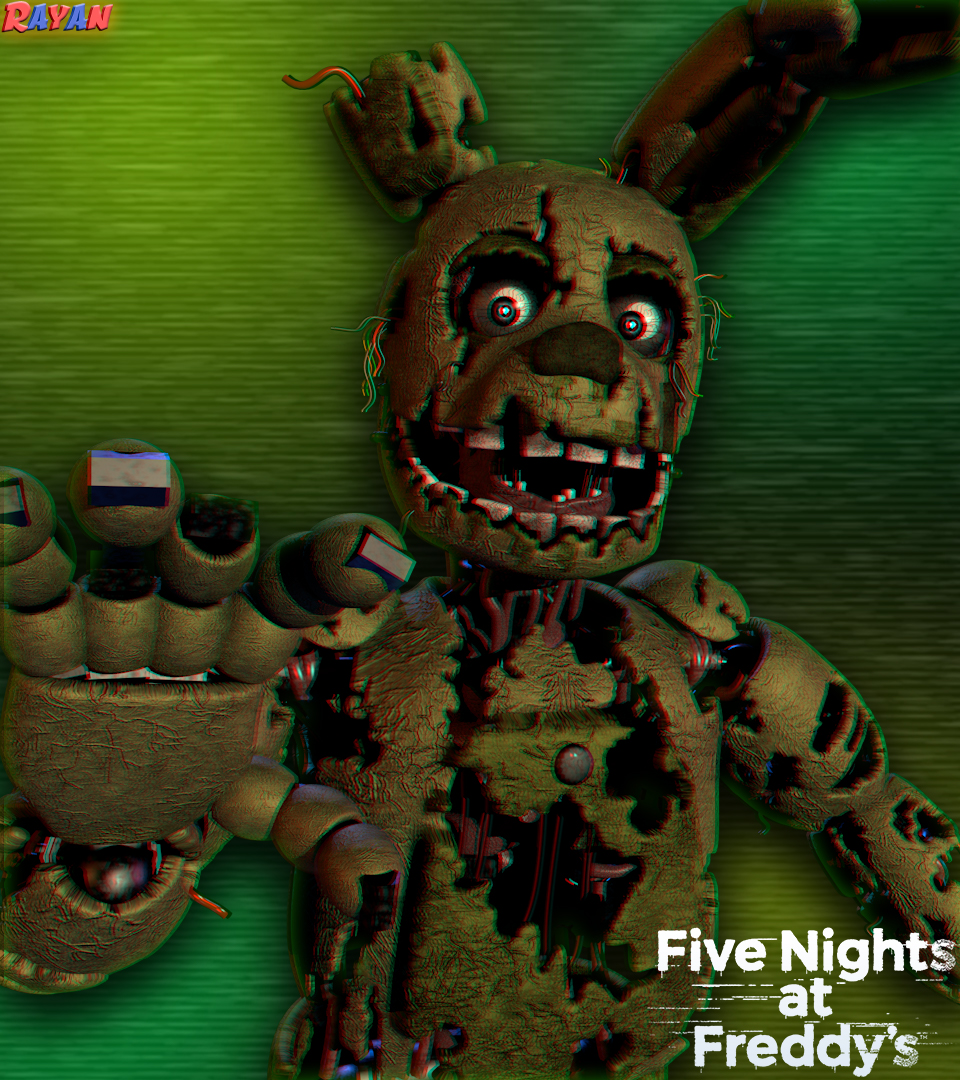 Wallpaper Nightmare Bonnie (FNAF-C4D) by TheRayan2802 on DeviantArt