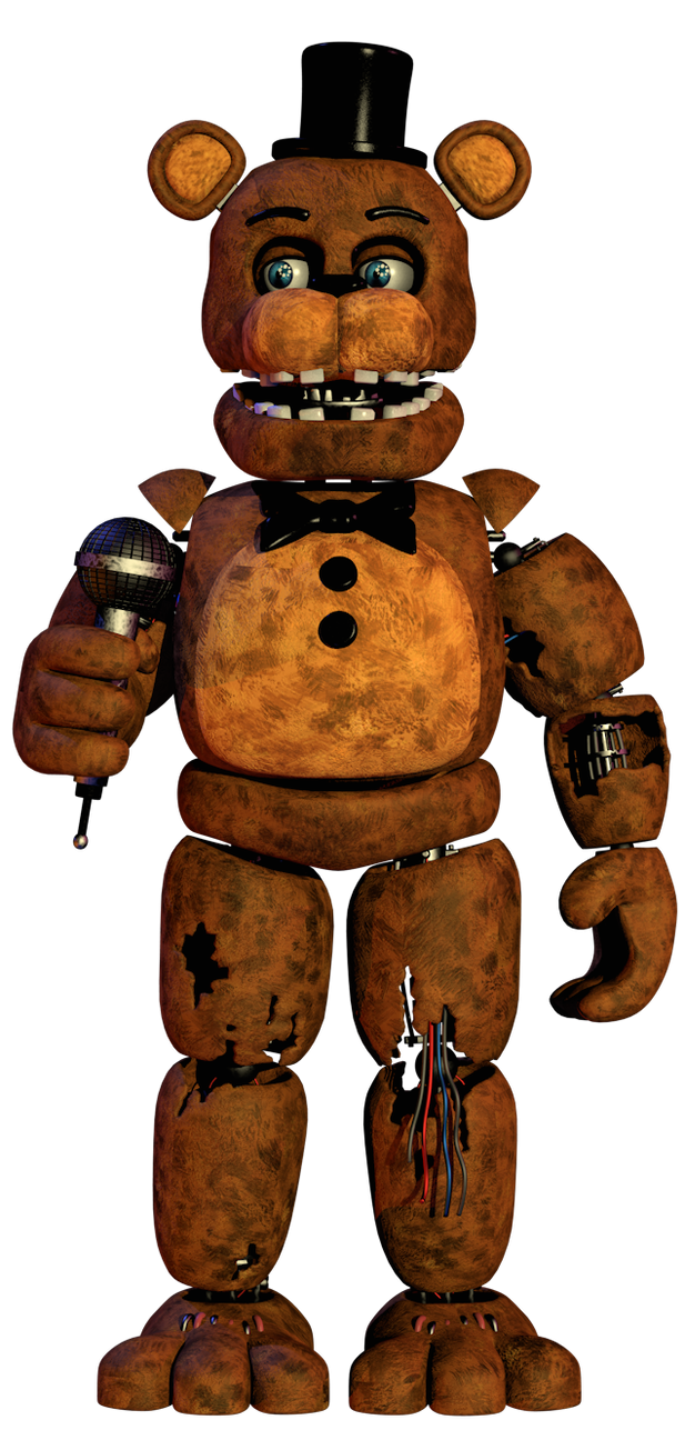 Withered Freddy Render FNAF C4D By TheRayan2802 On DeviantArt