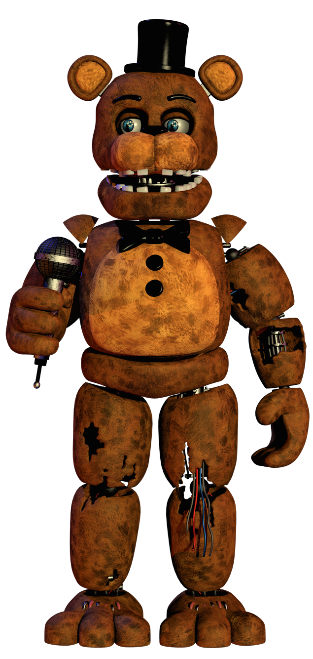 Withered Freddy Render png By Scott by kingofbut on DeviantArt