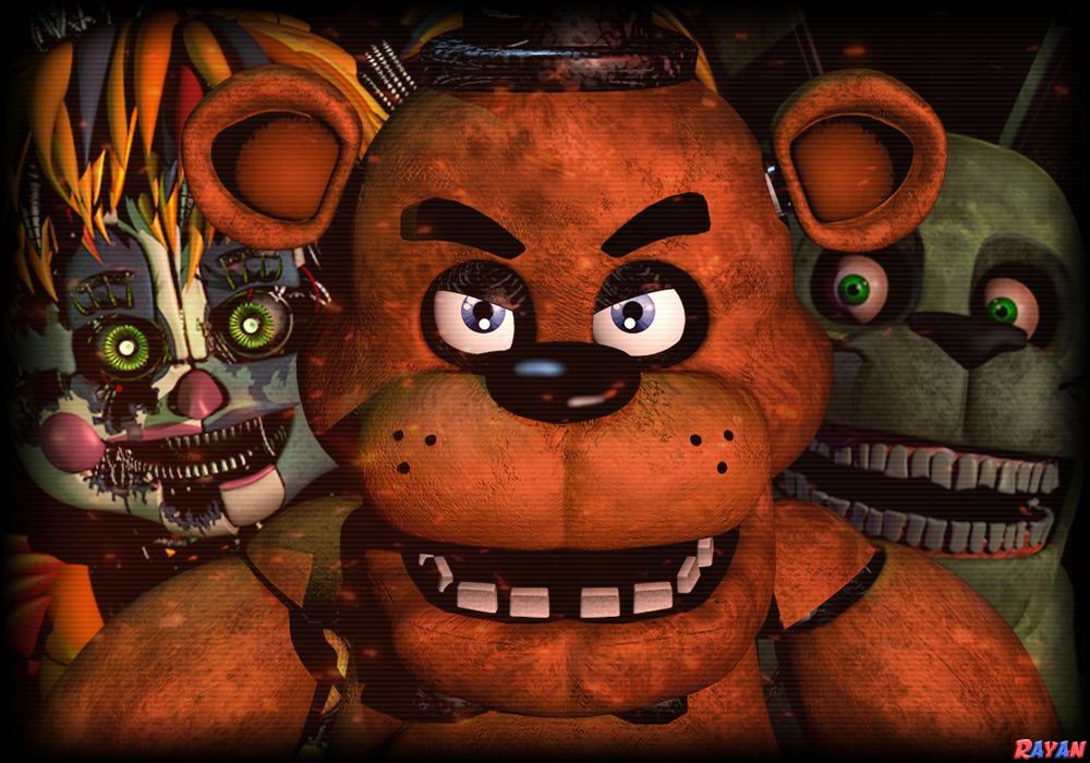 FNAF-C4D) Nightmare Freddy Jumpscare by TheRayan2802 on DeviantArt