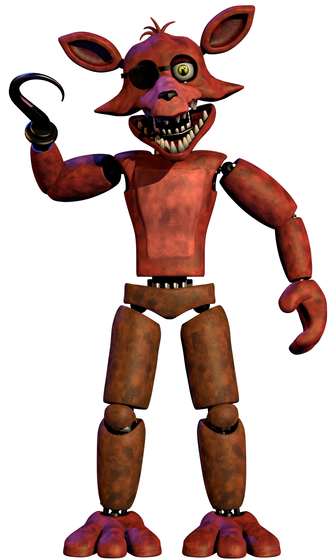 Withered Foxy has been fixed! Unwithered Foxy! (FNaF 2 Mod) 