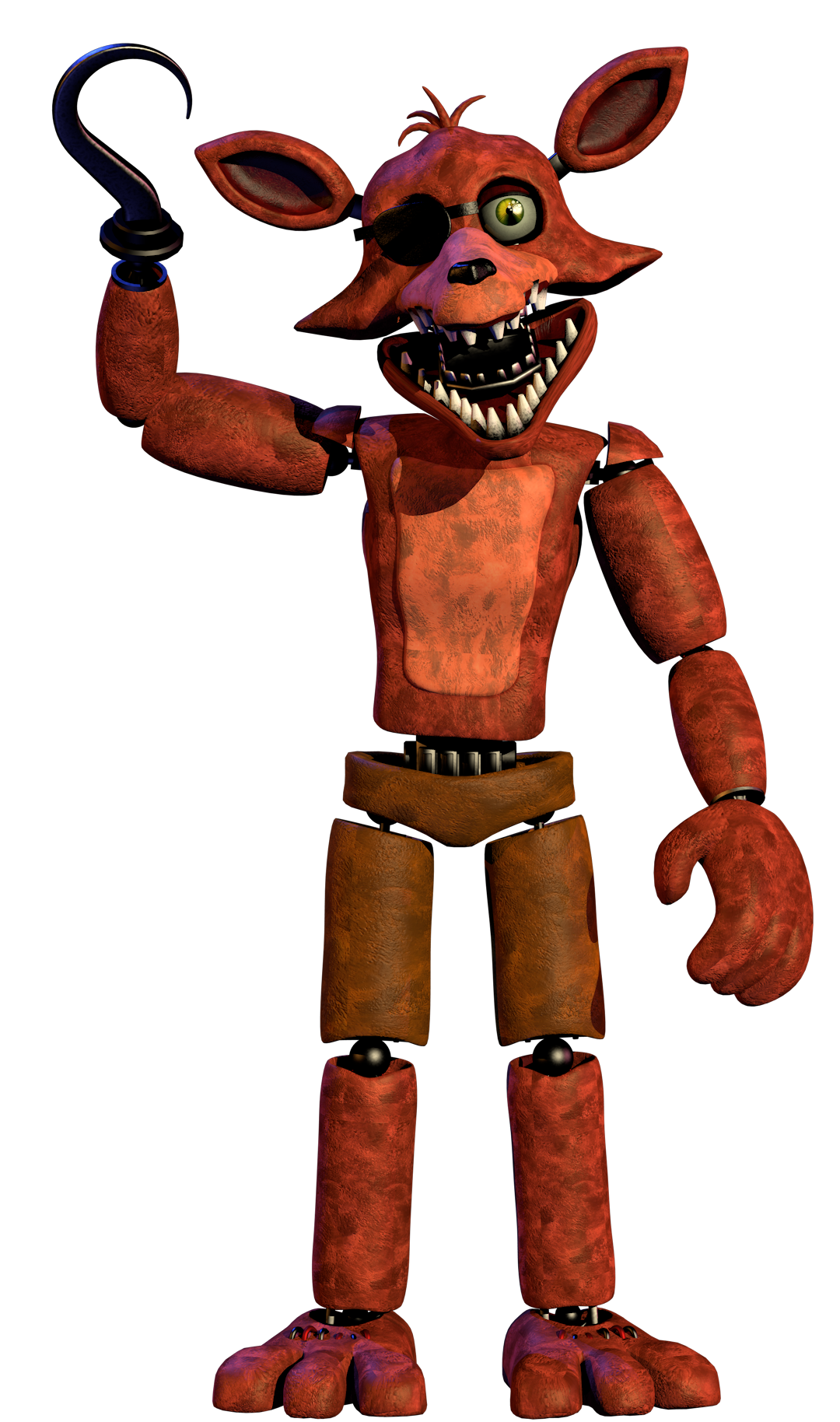 ᴢᴇᴛ on X: Argh, I came for ye booty! That be treasure, y'know.  ------- Foxy (FNAF2) / Withered Foxy 3D Render #FNAF #fnafart   / X