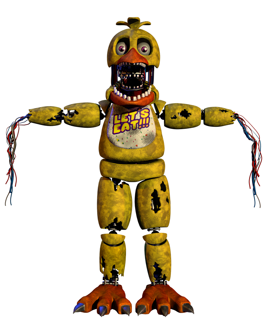 🇫🇷Rayan2802🇹🇳🇩🇿 on X: (FNAF/C4D) Unwithered Chica Render V2 Model by  : @alfredman201 (Cinema 4D R21 and Phototshop CC 2020)   / X