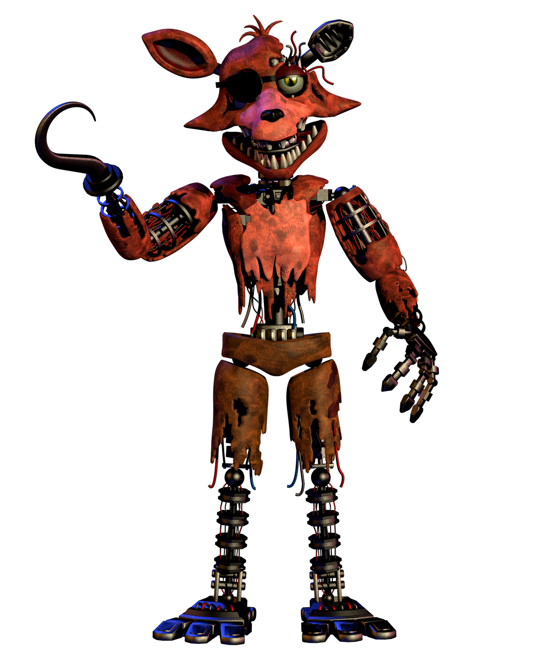 Hello Guys I Make Withered Foxy From Fnaf, HD Png Download