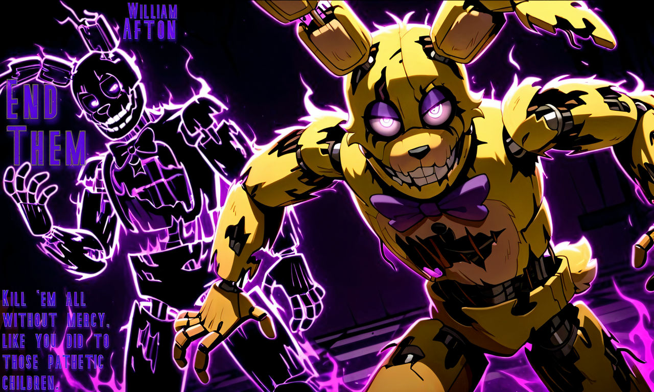 Springtrap And Shadow Springtrap by Walterwilliam1 on DeviantArt