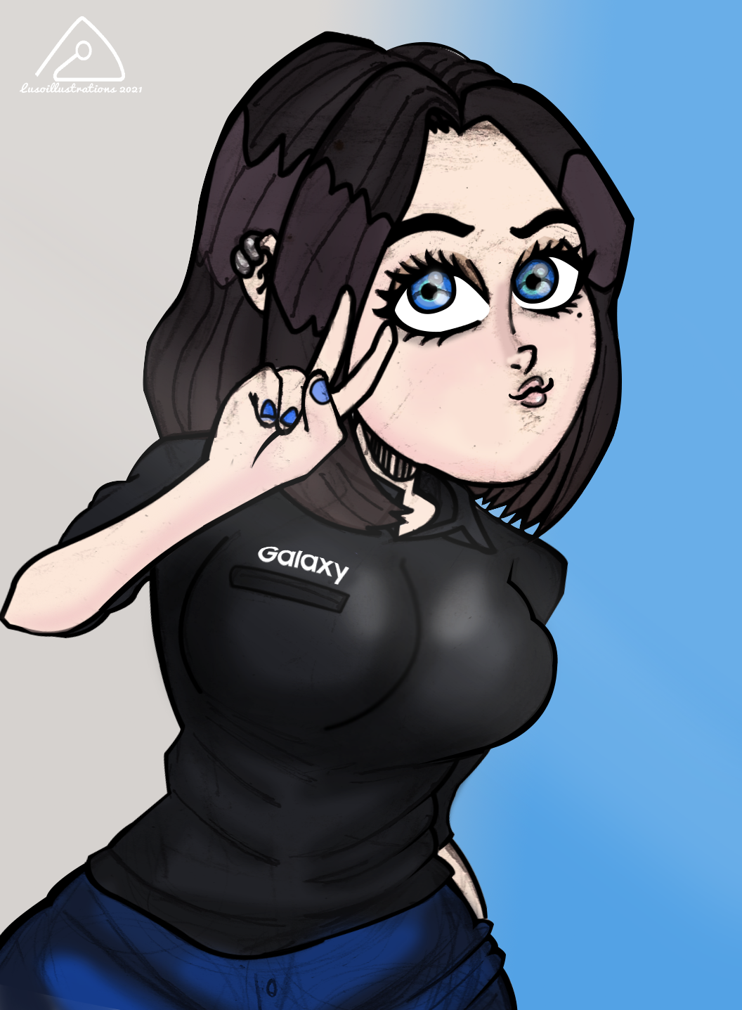 Samsung Assistant Girl By Lusoillustrations On Deviantart Samsung Assistant Girl By Lusoillustrations On Deviantart