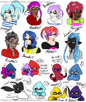 Inkling Practice .:. Couple Ocs