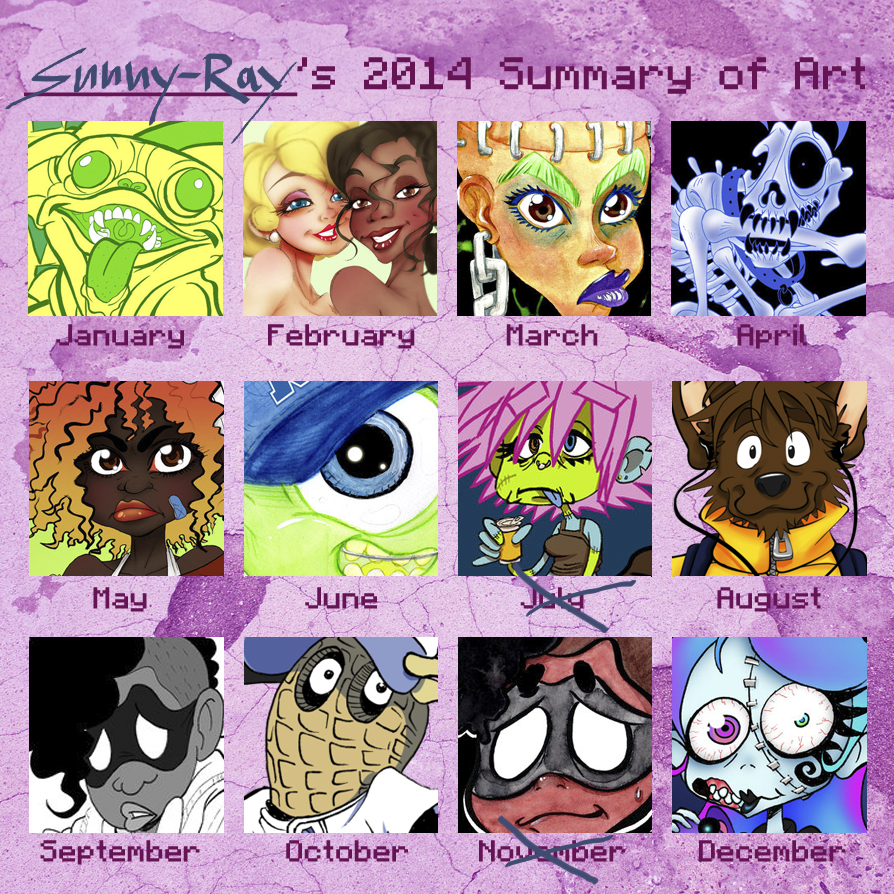 2014 Summary of Art - Sunny-Ray