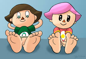 Villager Girls Feet