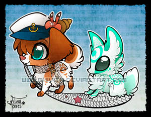 Chibi Seacat and Suna