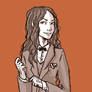 Carmilla in a suit