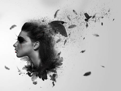 Photomanipulation: Abstract Woman