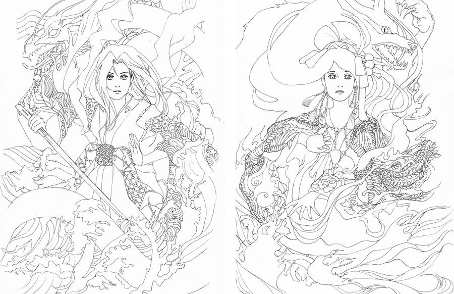 WIP Mikoto Kushina Tablet Cover