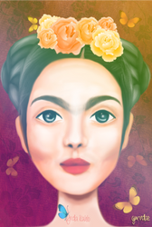 Frida Kahlo by gmdae
