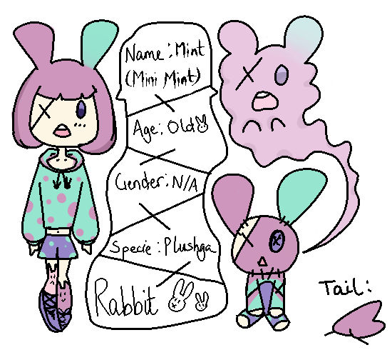 Mint rabbit by Caandygarden on DeviantArt