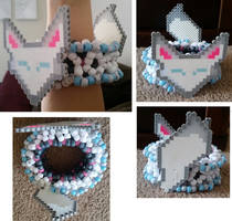 White Fox 3D Kandi Cuff