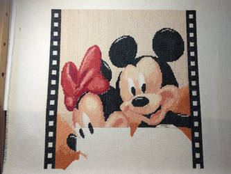 MickeyxMinnie Portrait WIP 11