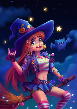 Halloween witch