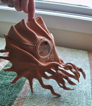 Steampunk Creature Cthulhu Leather Mask