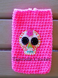 sugar skull phone sleeve