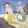 Rick And Morty Mermaid