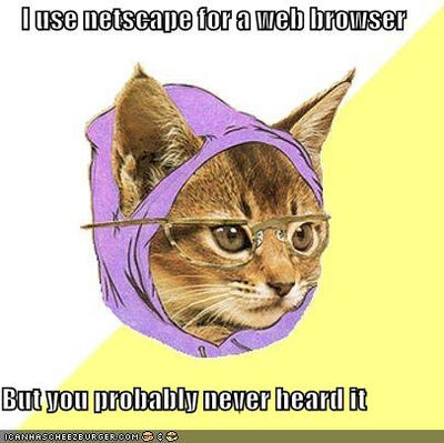 Hipster Kitty web browser