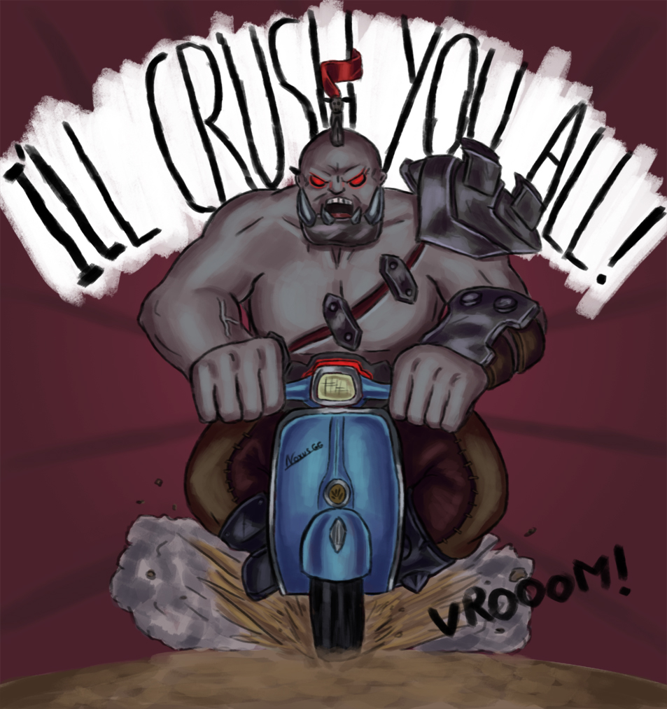 Sion on a Vespa