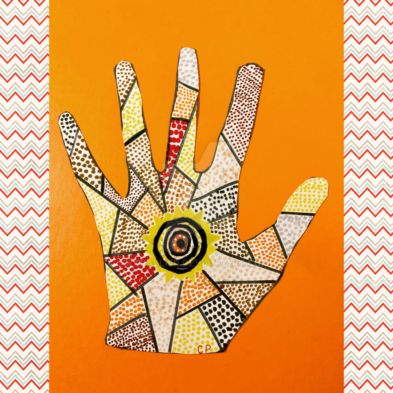 Hand Print Pattern Design HAND PRINT DESIGN by tpallier on DeviantArt