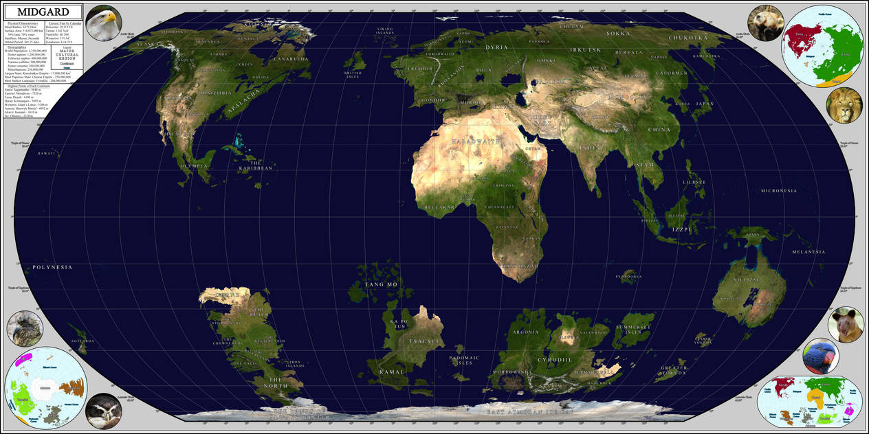 Midgard: A Fantasy World Map