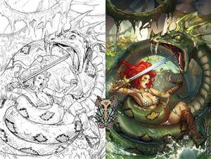 Red Sonja issue 8 cover
