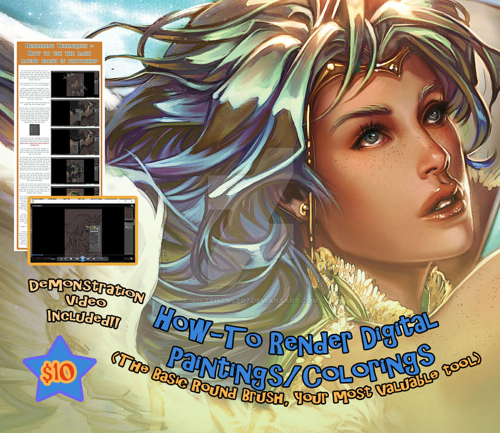 How to Render Digital Painting/Colorings by WhiteHowler7 on DeviantArt
