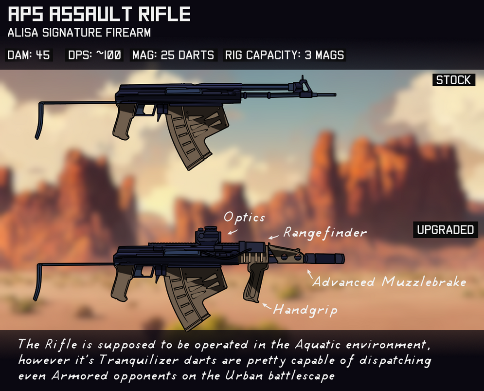 APS Dart rifle by ZIRAOneNiner on DeviantArt