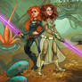 Commission Heather and Mara Jade