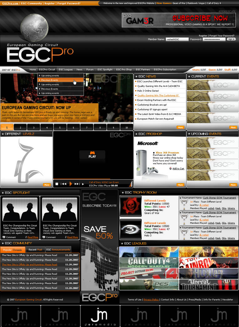 EGC pro WebSite by JereKel