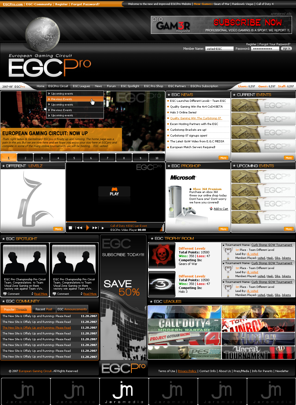 EGC pro WebSite