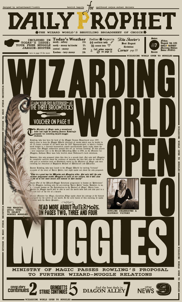 Daily Prophet - Pottermore by nathanthenerd on DeviantArt daily-prophet-pottermore-by-nathanthenerd-on-deviantart