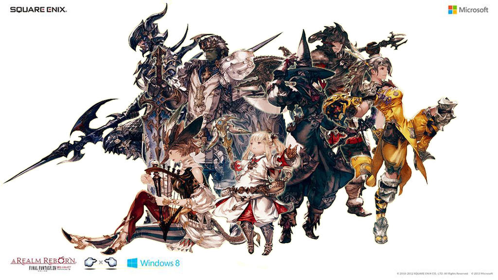 All Together Classes In Final Fantasy Xiv By Emantuohtiweno On Deviantart