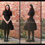 Black Bustle Skirt
